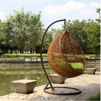 Patio Rattan Garden Wicker Outdoor Hammock Furniture Egg Hanging Swing Chair