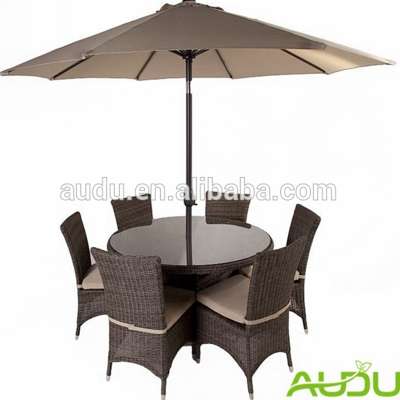 Audu Summer Garden Set,Summer Park Garden Set With Umbrella Cover