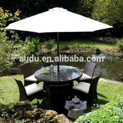 Audu Patio Outdoor Table With Umbrella Hole