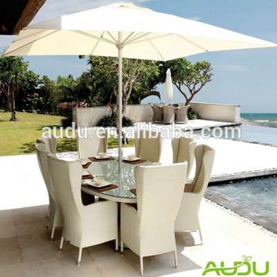 Audu Beach Umbrella,White Beach Side Umbrella inside Table