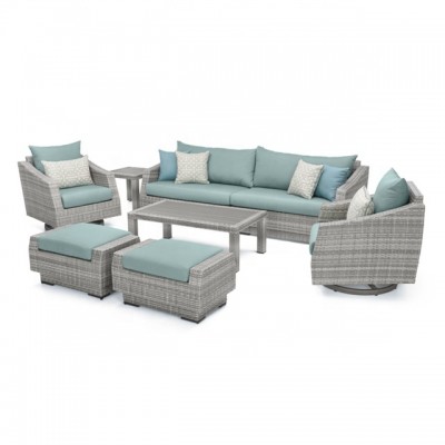 Audu New Outdoor Garden Rattan Swivel Chair Sofa For Patio