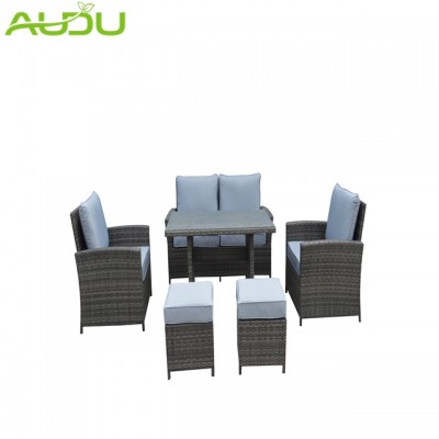 Audu Cardiff Garden 4 Person Sofa With UKFR Cushion